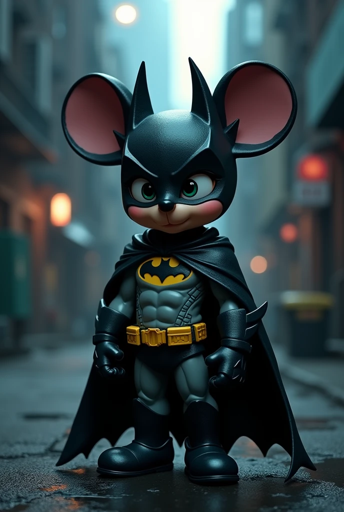 Miki mouse fused with batman