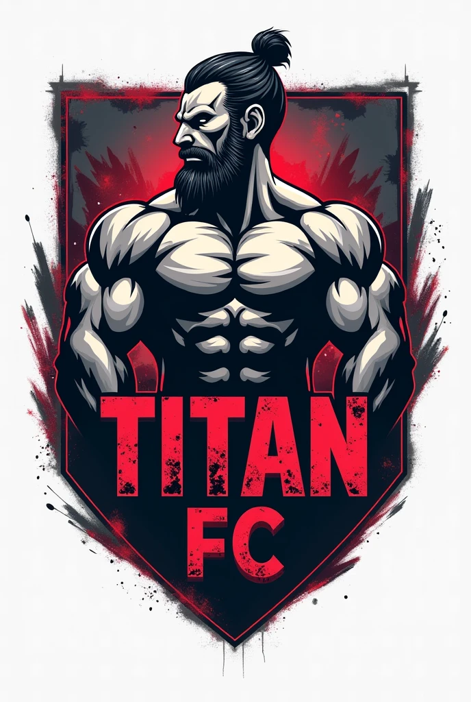 Generate image of logo for a soccer team named Titan FC