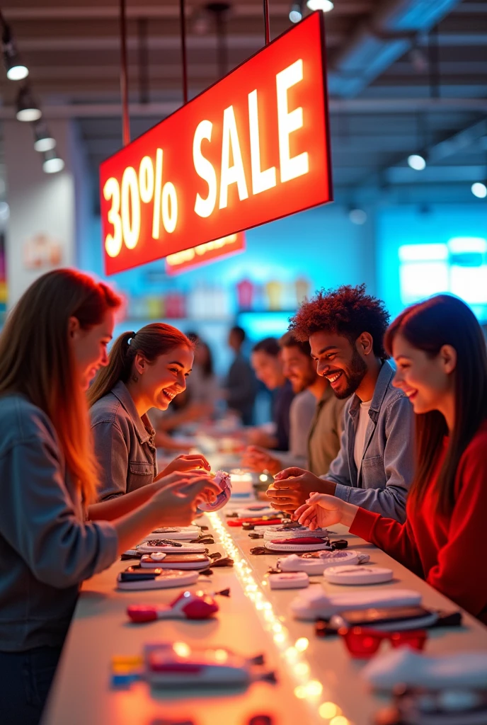 An image that draws attention to sales