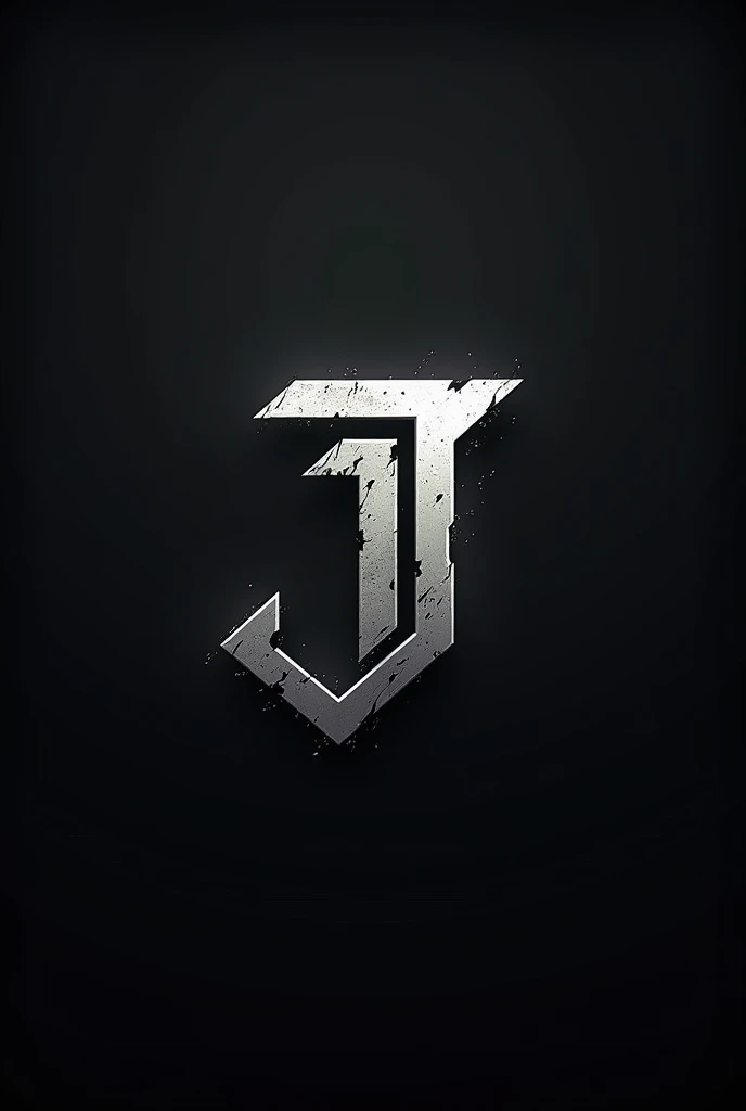Jisan name unique logo for side pubg gamer black 

