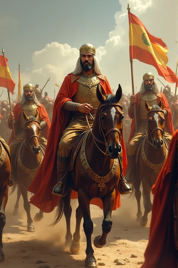 Muslim forces under his leadership defeated King Roderick of Spain in the Battle of Guadalajara, which is considered a turning point in history.