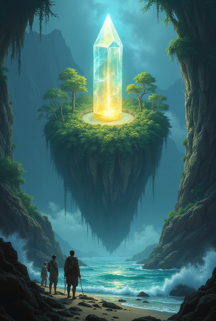 The island's heart pulsed with life, ancient and powerful. Those who dared to reach it discovered the source of its magic: a crystal of immense power, connected to the sea and sky. But the island wasn’t just a place—it was a test. Only the pure of heart could leave with the crystal’s gift.