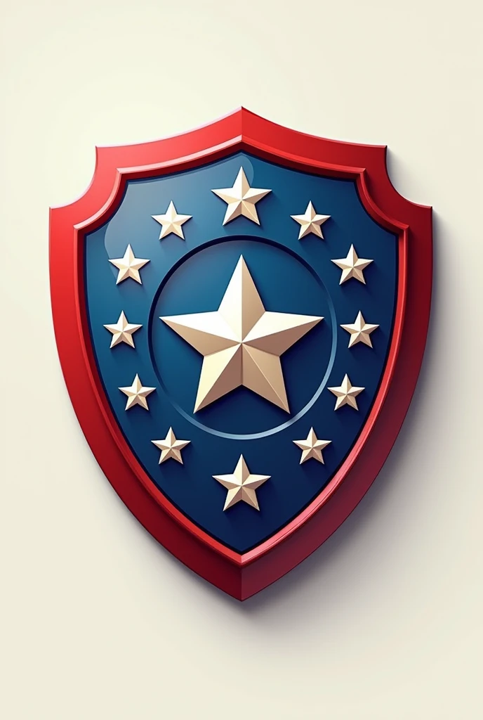 Create the junior shield with 10 stars