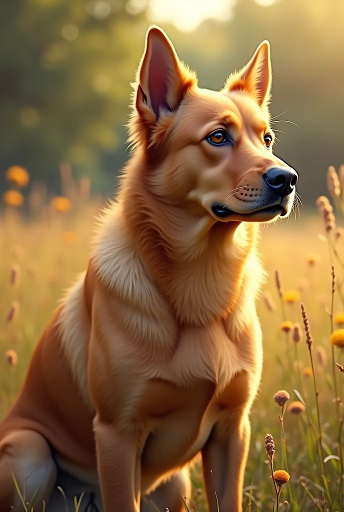 Mix a dobrrman and a golden retriever