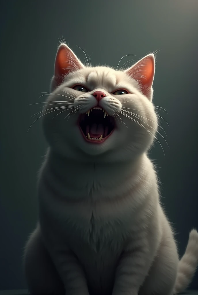 Cat singing crying