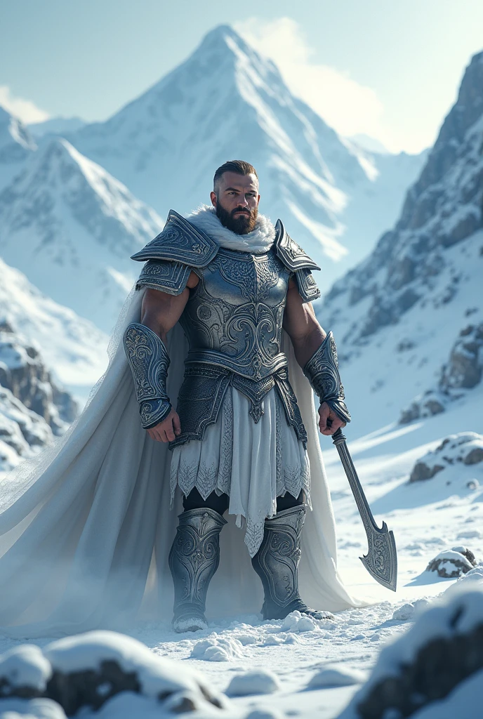 Warrior in snow
