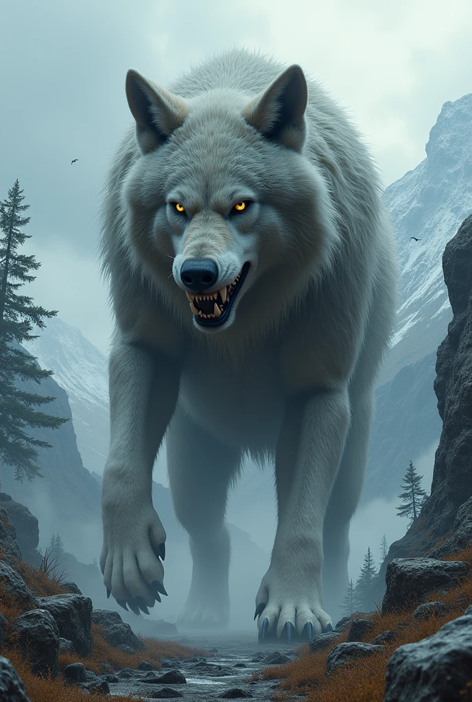 Fenrir in realistic world