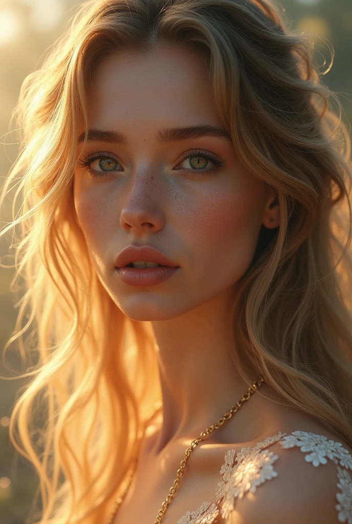 A very beautiful girl with unreal beauty