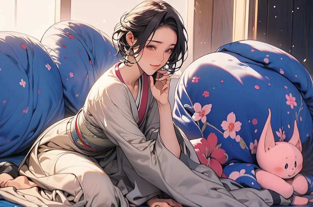 SakuraFestival, Girl Sitting Seductively