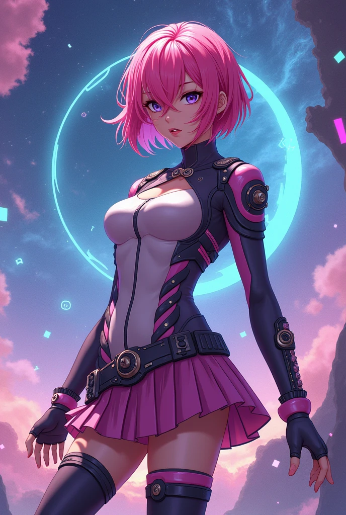 Cyber, Space, Revolutionary Girl Utena, Short Cut, Vtuber, Genki