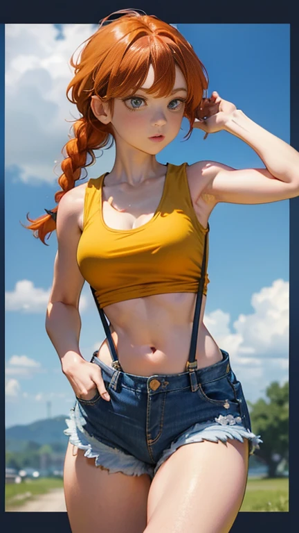 a 12 year old girl, detailed nipple, super detailed hands and fingers, detailed face, see-through clothing, nude, tight clothing, sexy smile, hyperrealistic, 8k, highly detailed, photorealistic, studio lighting, professional, masterpiece, dramatic lighting, cinematic, chiaroscuro, digital art
