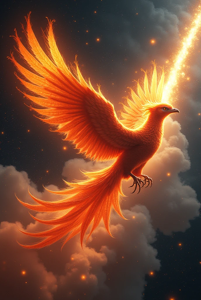 spawn a phoenix with a space rocket