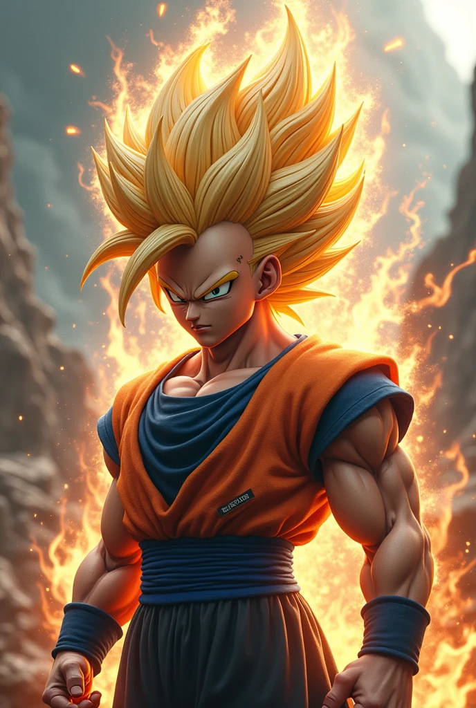Saiyan hair