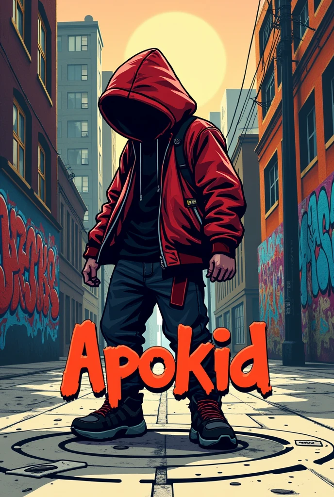 Brand logo for ApoKid Clothing featuring urban streets vibe