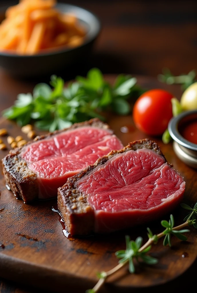A table filled with wagyu a5 beef cook THE MEAT