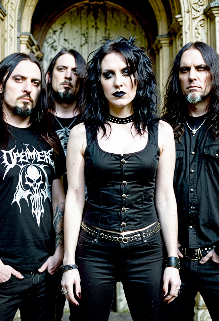 Band members doom metal melancholic female vocalist atmospherics male vocalist  posers 