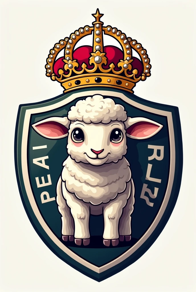 Team shield inspired by Real Madrid but the name is Real Carneiro on the shield there has to be a little lamb