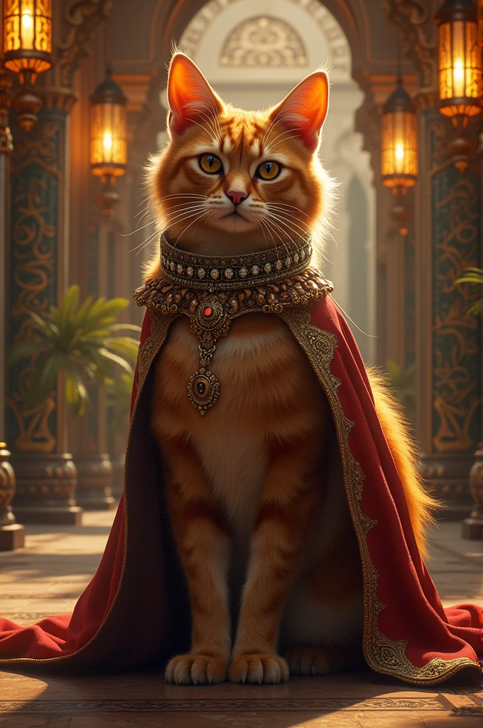 A muslim cat with arab style 