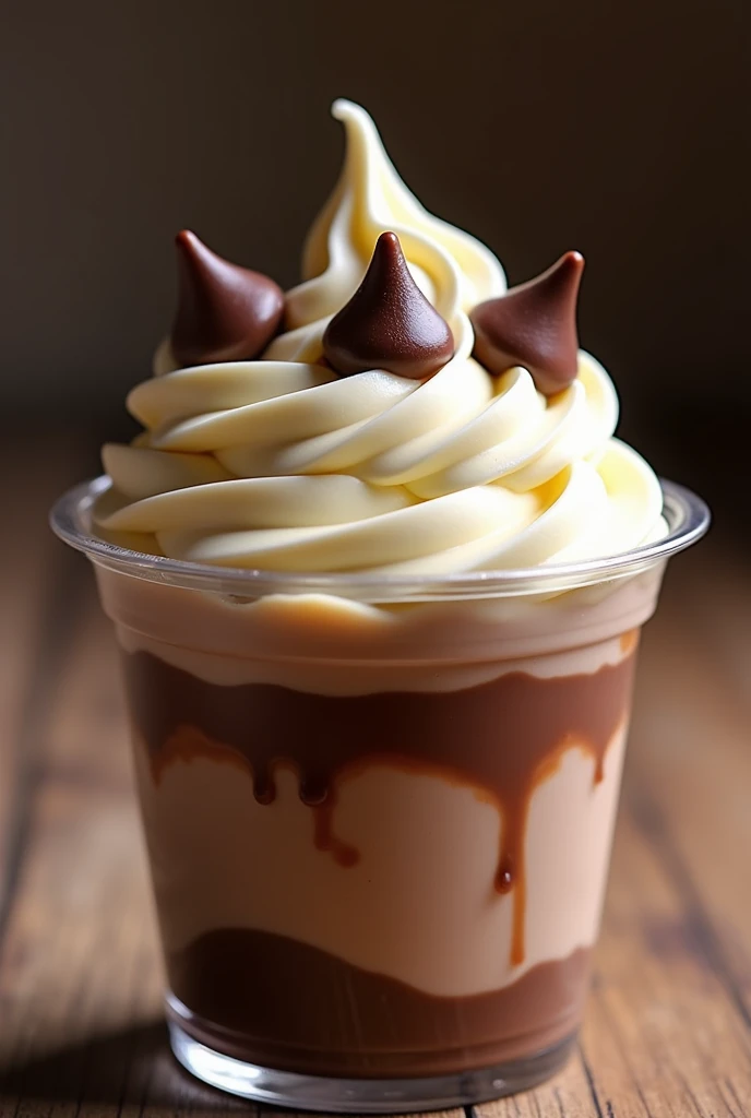 Homemade candy ice cream