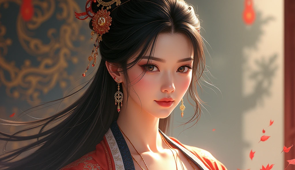 The beautiful Diao Chan girl of the Three Kingdoms period