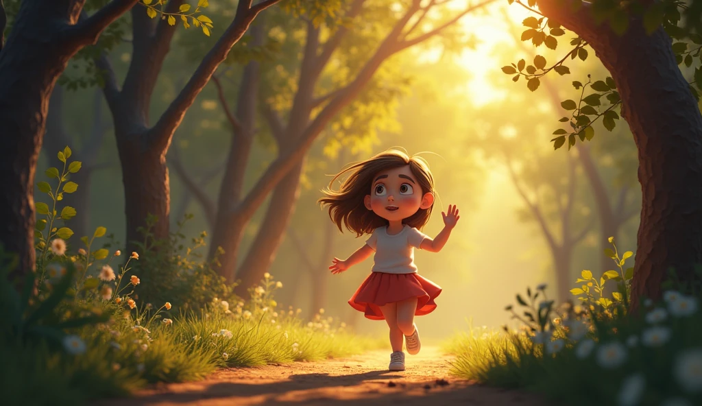 Overwhelmed with excitement, Lily ran back home. "Father, I sold the compass for five hundred coins!" Kavi is adult girl