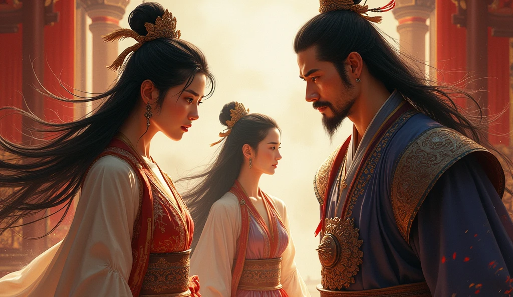 The Three Kingdoms Girl Diaochan and the Love Triangle with Lu Bu and Dong Zhuo