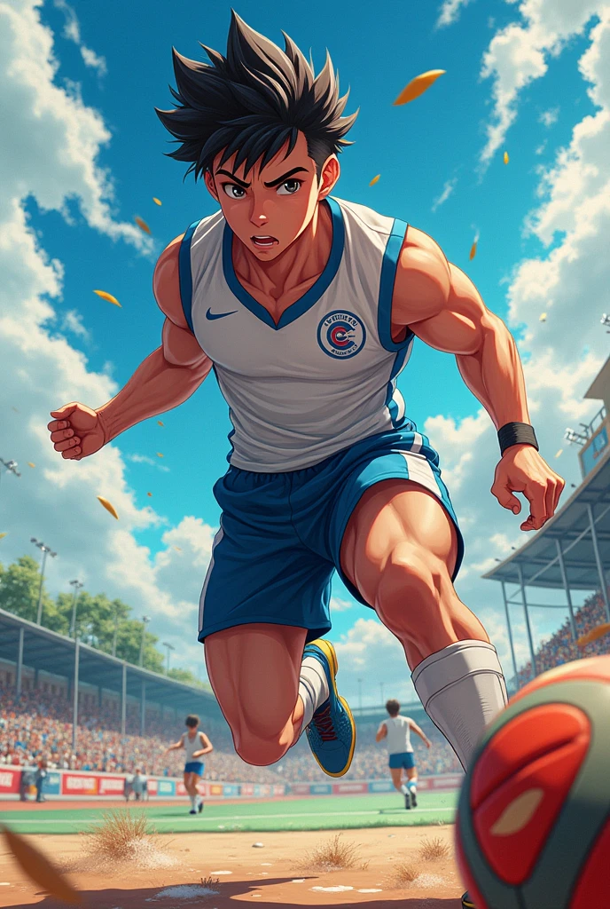 Anime male sports player