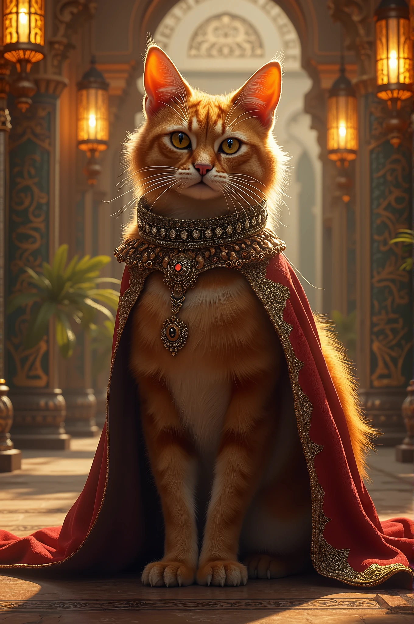 A muslim cat with arab style 