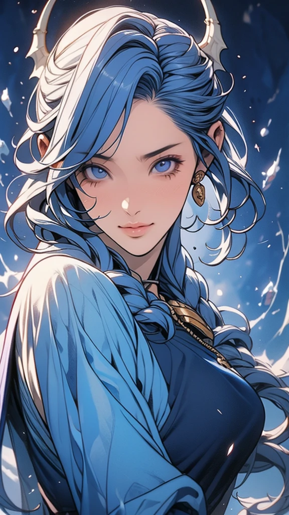 Dragon Of Water Element,Solo,1Girl, Masterpiece Beautiful Face Elegant Eye's