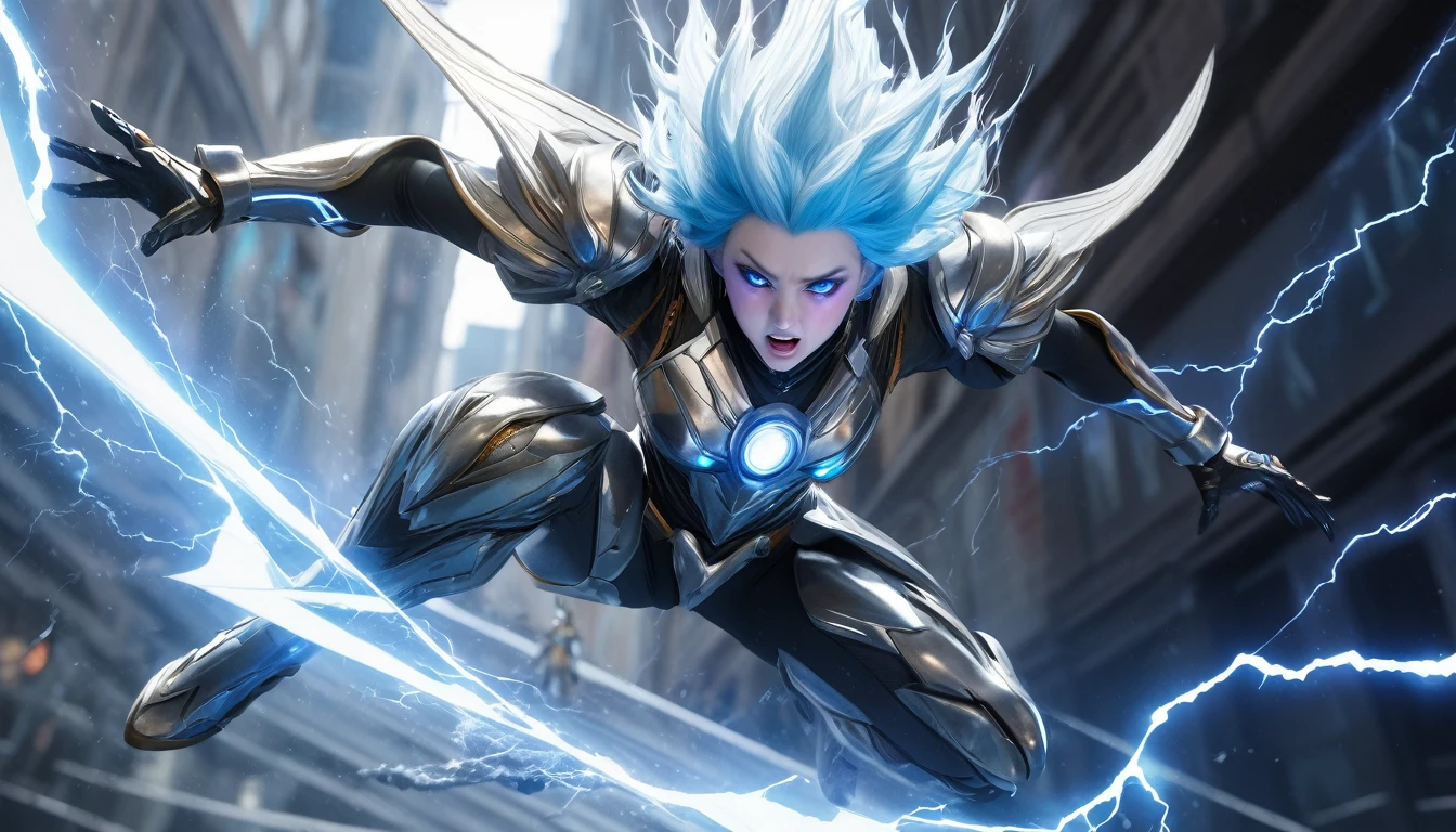 Realistic photos, RAW Photos, (Voidwalker), (blue-white shining rays), attacks viewer, Powerful movements, jump on prey, ((Dynamic jump)), 
Voidwalker approaching from above, sudden approach, Bad-tempered, dynamic Shot from grand, lightning magic,High resolution, masterpiece, Highest quality, Intricate details, Very detailed, Clear focus,texture, Delicate eyes, Professional, 4K,Shallow and deep, Kodak Vision Color, Exactly, Very detailed, photograph_\(Extremist\), photographpractical, practical, Post-processing, Maximum details, Roughness, Real Life, Extremist practical, Photorealism, photographgraphy, 8K Ultra HD, photographgraphy
