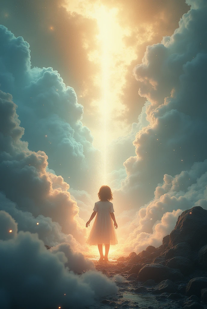The image should have a serene and hopeful feel, emphasizing the miraculous rescue and the sense of divine protection.
4k ultra realstick