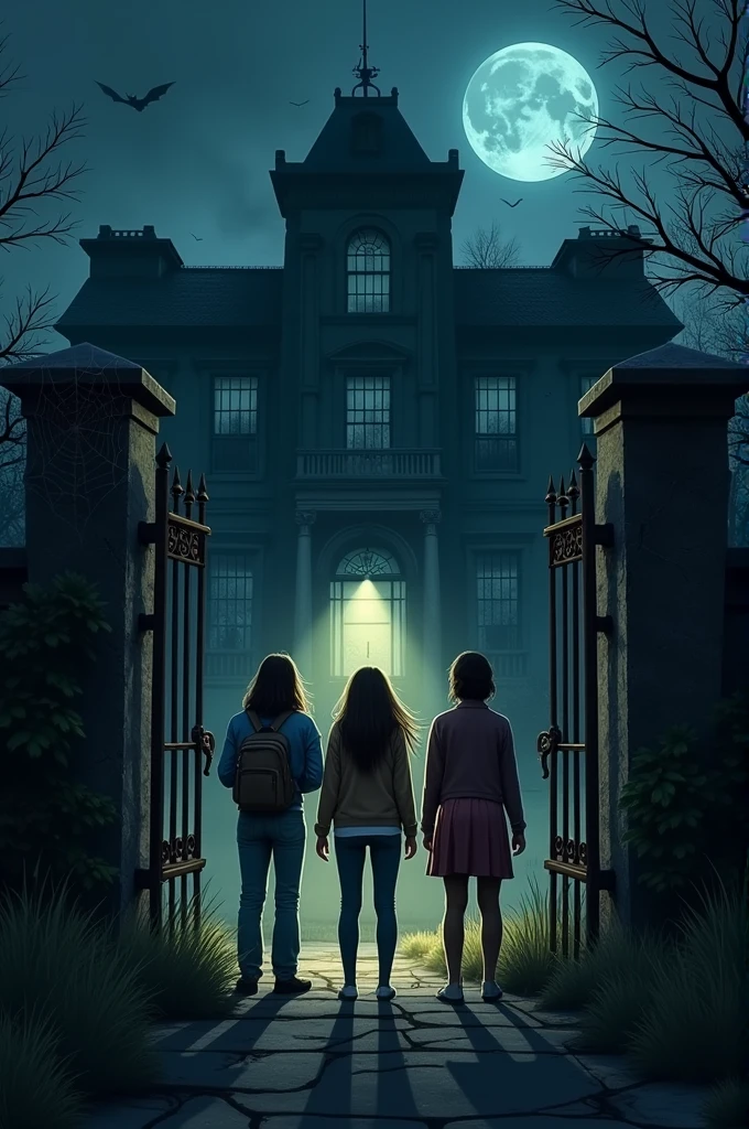 A group of friends decides to explore an abandoned asylum on Halloween night.
