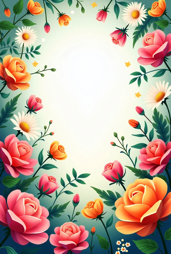 I want a background to post a Splash on Instagram, that is cheerful and vibrant to publish as a welcome to the month