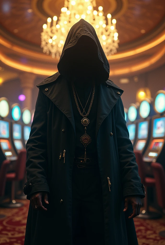 A Written Casino Legend Gif With Several Cool Effects