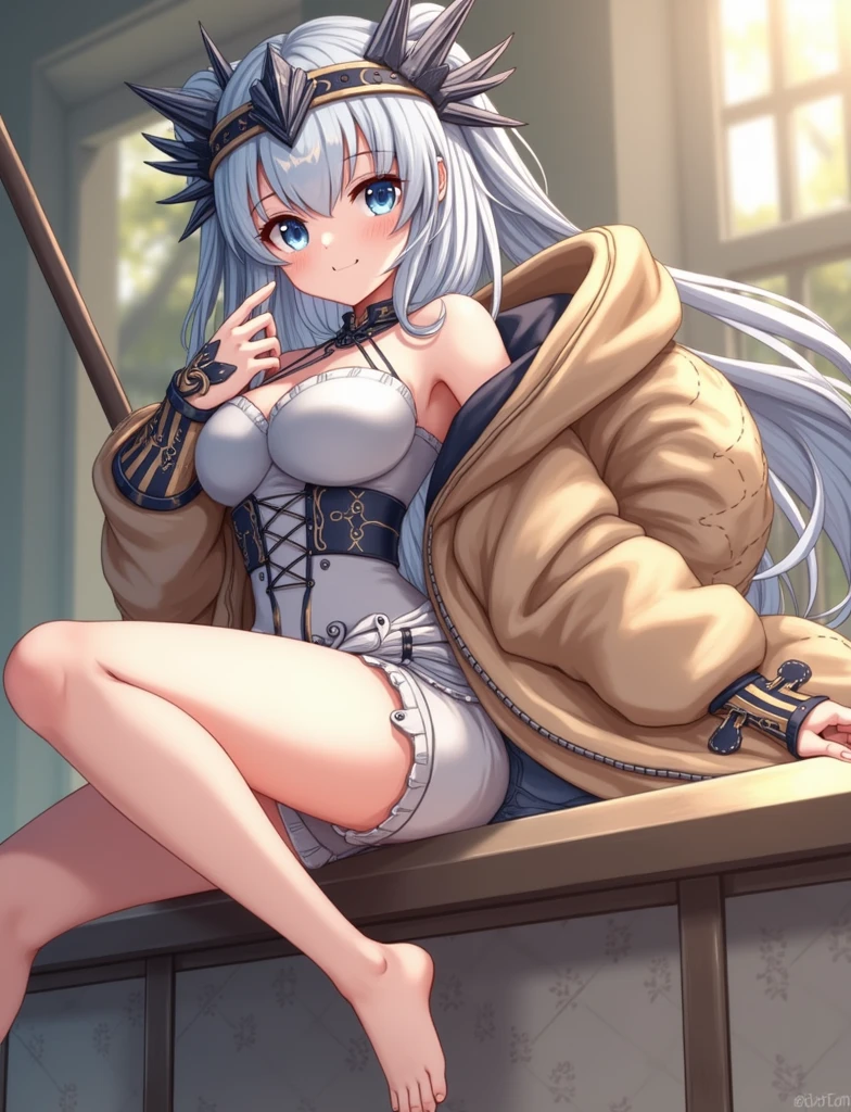 (best quality, Artwork),sexually,  erotic, 18+, NSFW, 1 girl, 1 , dressed in rags , ear wolf , 4k image quality , dirty, a slave in chains , no local isekai, in the middle of the fair, many people around look,