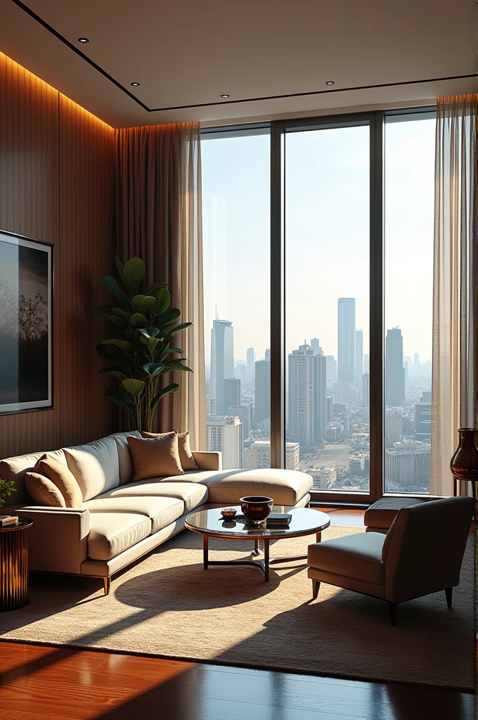 A luxury apartment