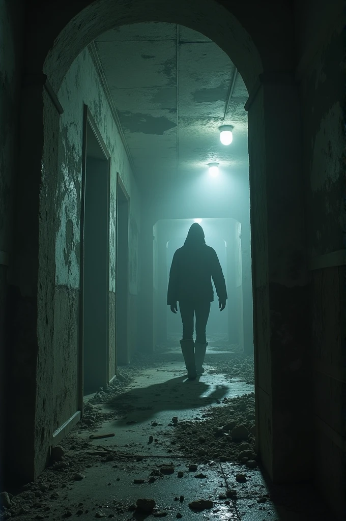 As they wander through the decaying halls, they hear faint whispers and see shadows darting in the corners of their eyes.