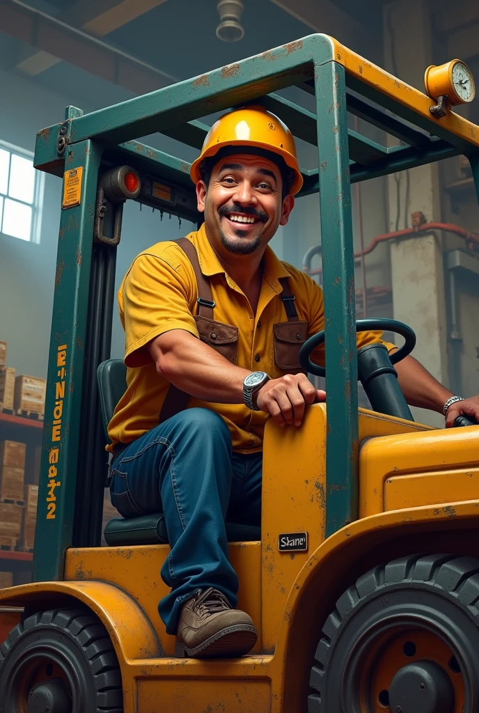 Franco Escamilla forklift driver