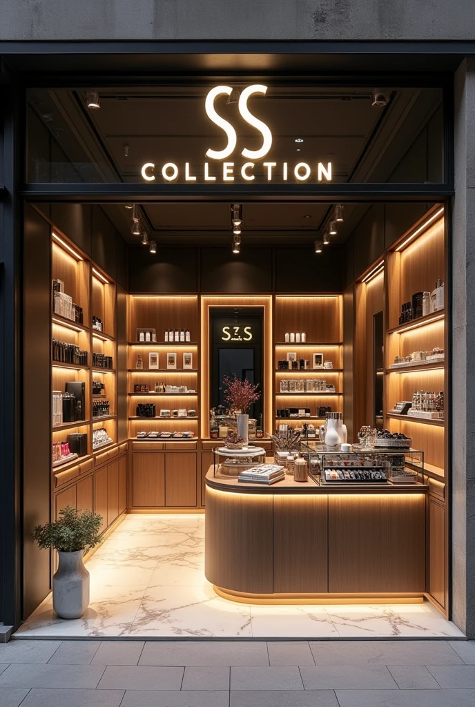 Shop name ss collection shop cosmetics shop Entiriyer cosmetics items decorated