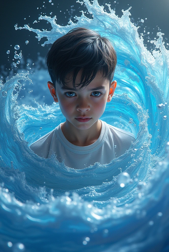 . (A child, uma pintura hiperrealista, inspirada em Sam Spratt, vencedor do concurso da shutterstock, arte de choque, homem esculpindo-se em pedra, cracking glass through reality, arte em um estilo absurdista, devorando)