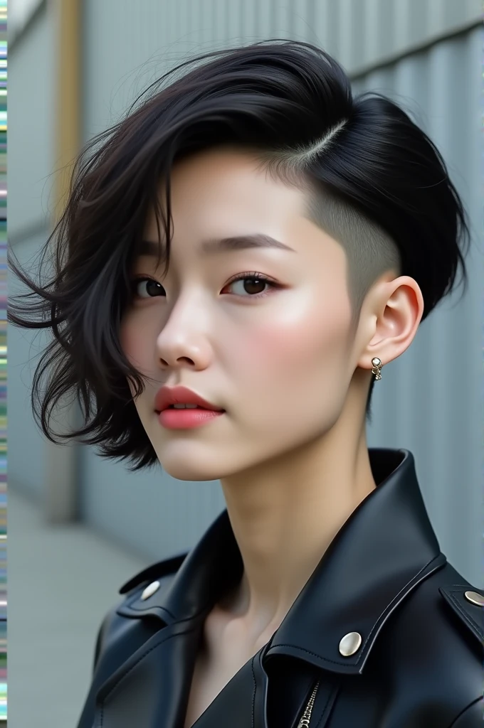 Korean two block haircut