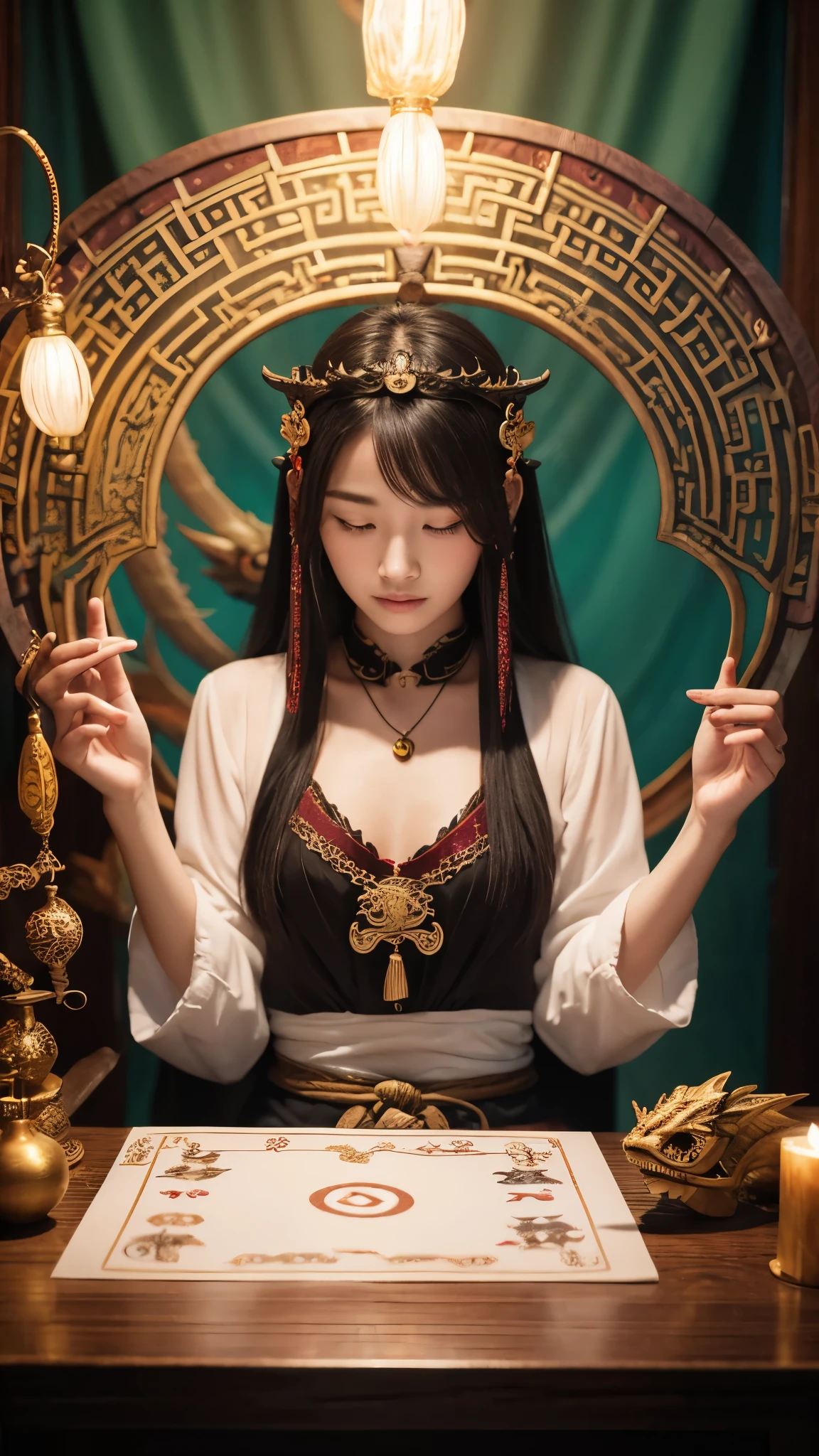 Dragon God　spiritual　mysterious　Fortune telling