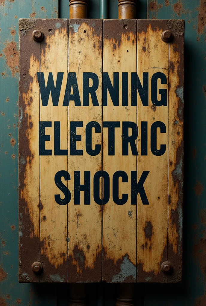 aged board caution risk of electric shock

