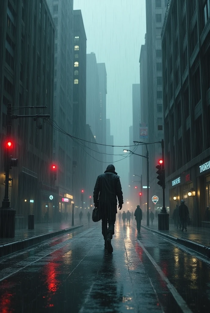 rain, buildings, Need, cruz, Road