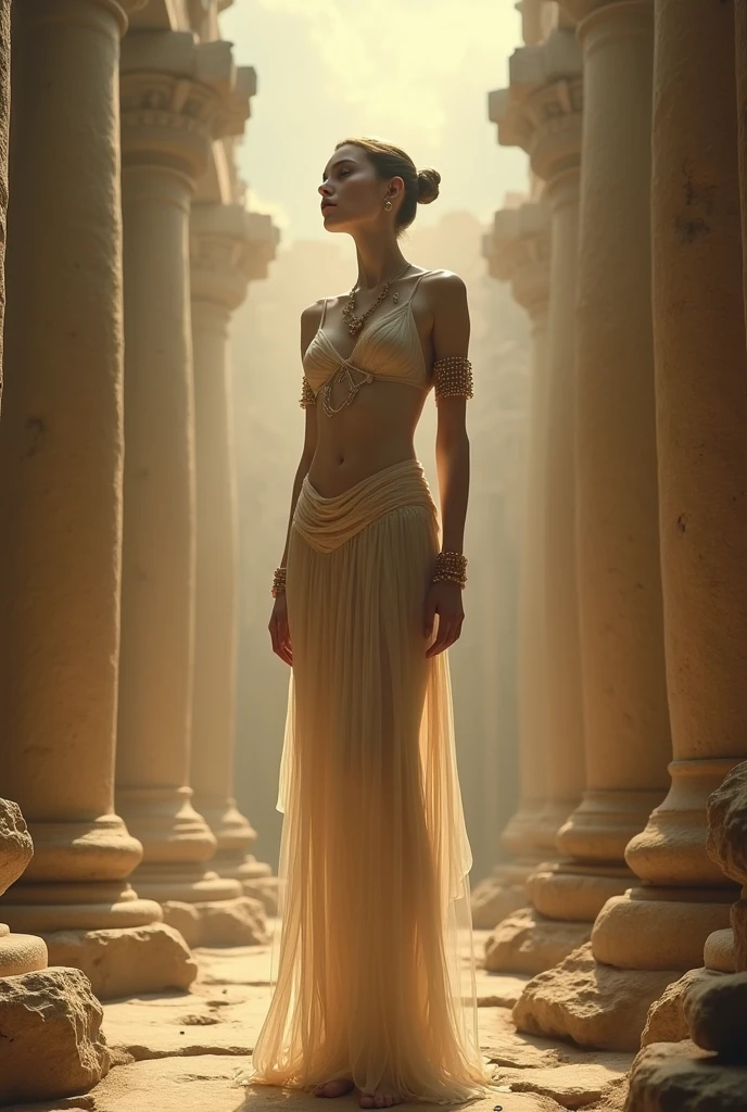 Ancient civilization , naked girl