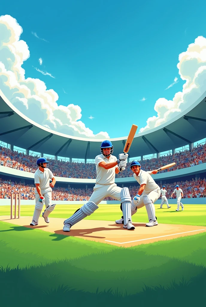 A cricket club poster complete detailed