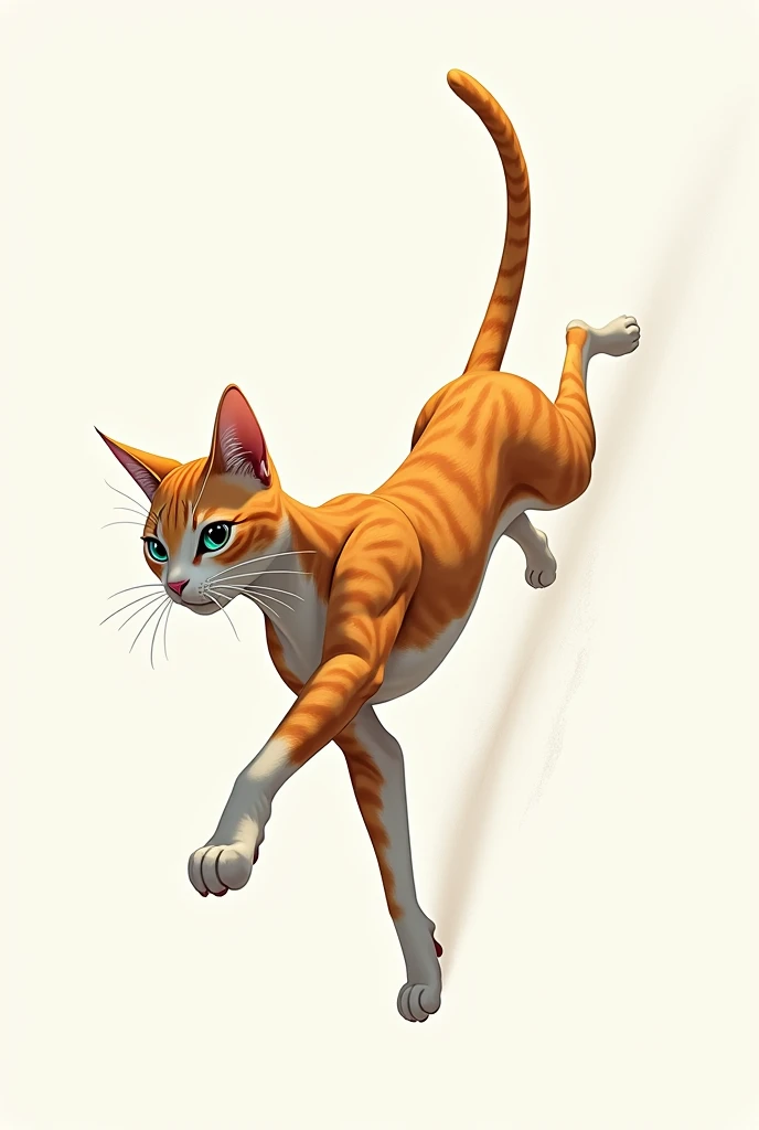 Jumping cat