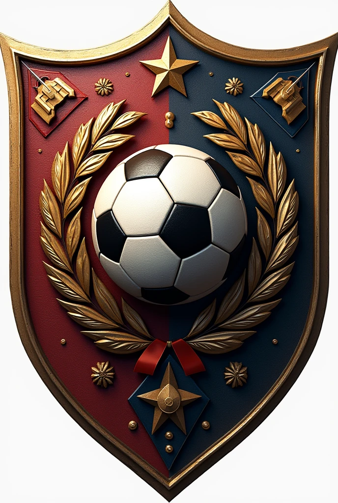 Create a soccer shield