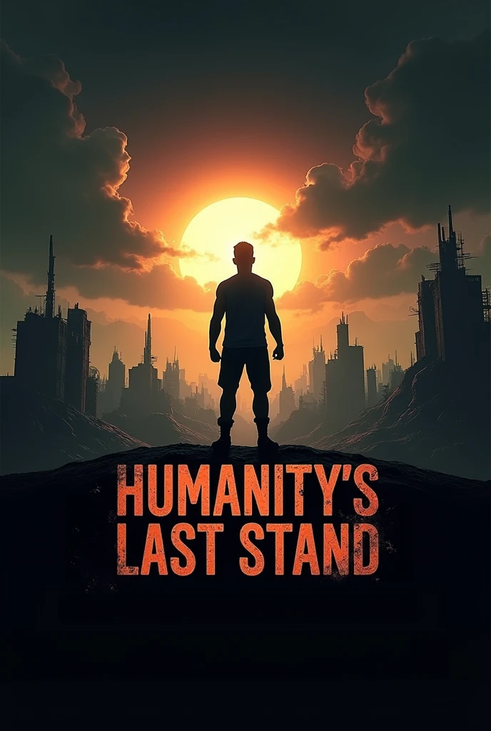 Generate a logo for a series that says "Humanity Last Stand"
