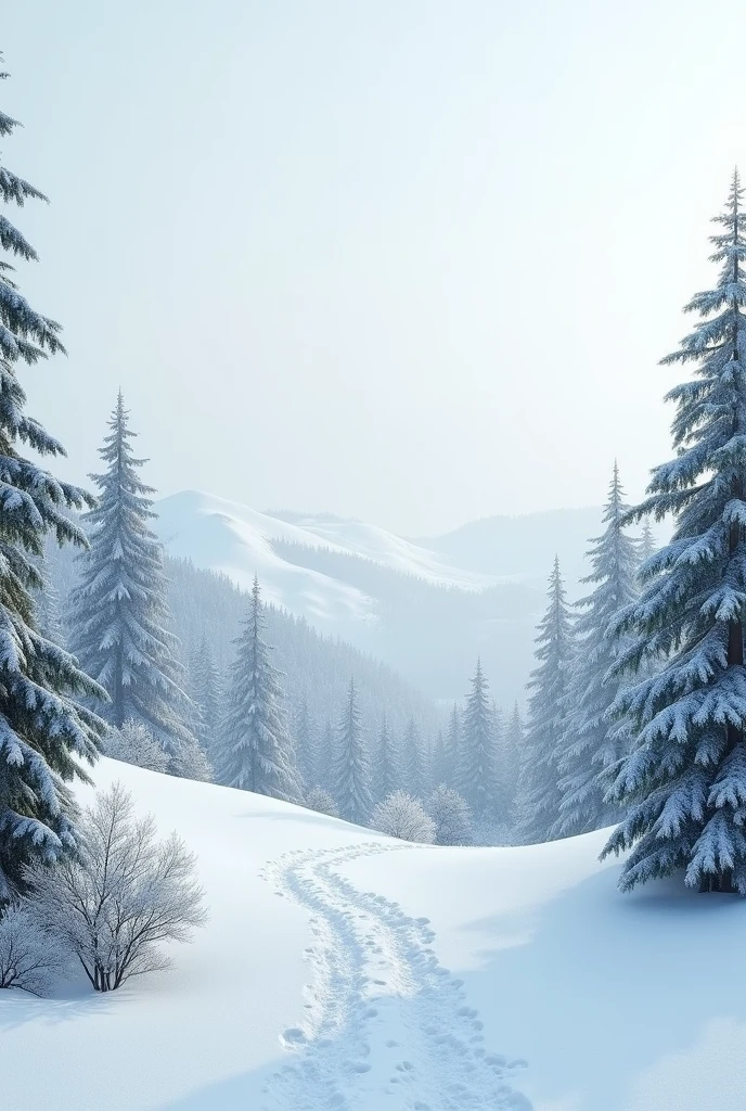 Mussorie covered with snow in winter